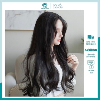 Tóc nguyên đầu hai mái tặng kèm lưới tóc 2201