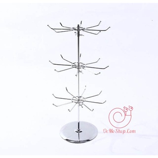 Kệ inox 3 tầng xoay treo phụ kiện