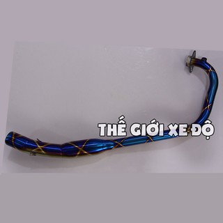 Cổ pô Raider bầu hơi titan cho Raider, Satria