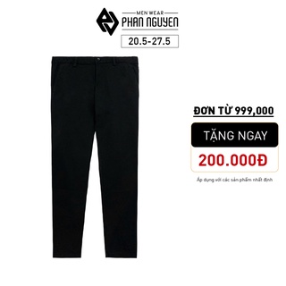 Quần Kaki Nam PHAN NGUYỄN Dáng Slim Fit Suông Nhẹ, Vừa Vặn Chất Vải Bền, Thiết Kế Basic Không Kén Người Mặc QKK.097-099