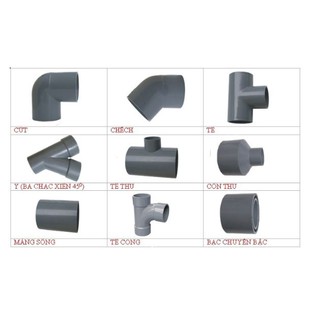 Chữ Y( ba chạc) nối ống nước nhiều kiểu nhiều size phi 21mm-60mm