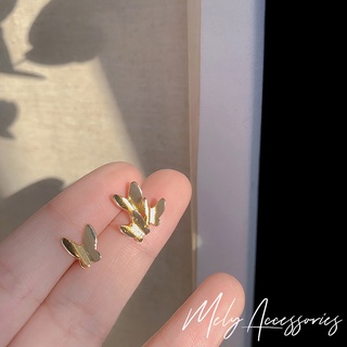 Bông tai bướm mạ vàng nữ tính - Mely D96