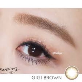 Lens nâu tự nhiên Gigi áp tròng
