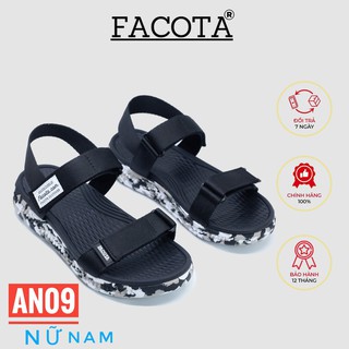 Giày sandal nam nữ Chính Hãng Facota Angelica AN09 quai dù