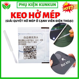 Keo dán chống hở mép kính cường lực - giải quyết triệt để bọt khí trắng gây mất thẩm mỹ.