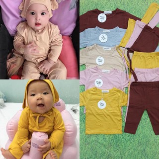Bộ Body chổng mông thun lạnh MlNKY-MOM cho bé trai bé gái