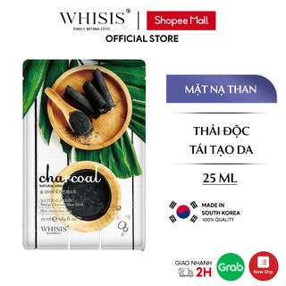 Mặt Nạ Than Hoạt Tính WHISIS Nature Origin Energy Làm Sạch, Thải Độc, Se Khít Lỗ Chân Lông 25ml