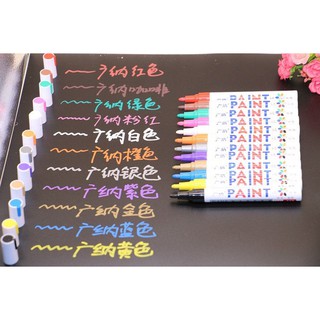Bút màu Gana dùng vẽ graffiti DIY, vẽ lốp, bút đánh dấu không phai (xanh lá)
