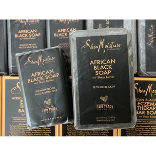 [Tặng túi đựng] Xà bông cục Shea Moisture Black Soap