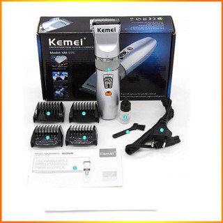Tông Đơ Cắt Tóc Kemei 27C - Tăng Đơ Cắt Tóc Gia Đình (Bảo Hành Đổi Mới 12 Tháng)