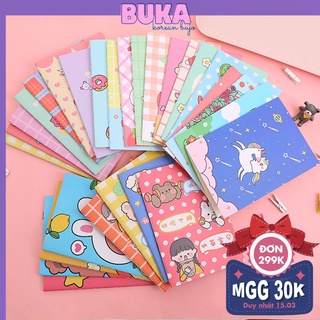 Sổ tay Mini Hoạt hình Cute A5 60 trang Bukavn Note book dễ thương dùng để ghi chép kế hoạch ghi nhơ SMN