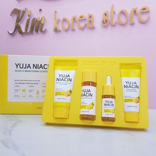 Set mini dưỡng trắng giảm thâm Some By Mi Yuja Niacin 30 Days Miracle Brightening Starter Kit