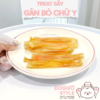 Treat Bánh Thưởng Cho Chó Gân Bò Sấy Khô DOGGOSTYLE Homemade Không Chất Bảo Quản 100G Thức Ăn Cho Chó Thú Cưng