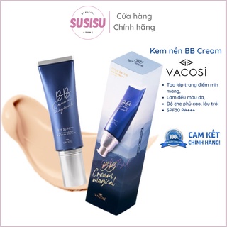 Kem nền BB Cream Vacosi giúp trắng da mờ thâm màu 01 Light - 02 Natural