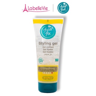 (HSD: 6/2022) Gel vuốt siêu giữ nếp tóc ULTRA STRONG Fresh Feel - Chai 200ml