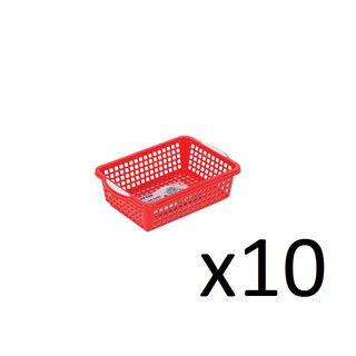 Bộ 10 Rổ chữ nhật Duy Tân 1T7 ( Màu sắc ngẫu nhiên )