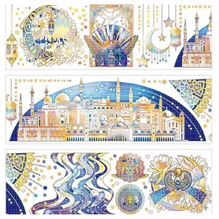 (Chiết theo chu kỳ) Băng dính washi tape Ai Cập cổ đại nhà STUDIO VI #5