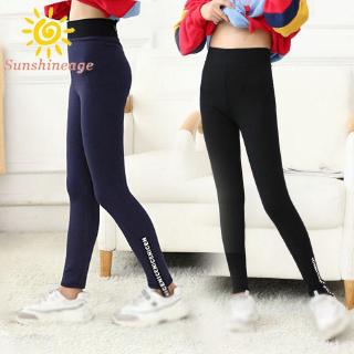 Quần legging lưng cao hoạ tiết chữ thời trang mùa thu cho phái nữ