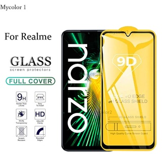 Ốp điện thoại kính cường lực bảo vệ toàn diện cho Realme Narzo 50 50i 50A Prime 30 30A 20 20A 10 10A Pro 5G 4G 2022