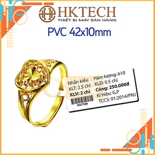 [Rẻ vô địch] [Chính hãng] Tem treo Trang Sức .Tem treo gọng Kính PVC 42x10 mm, cuộn 50m