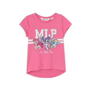 ÁO THUN BÉ GÁI CAYABE NGỰA PONY MÀU HỒNG MI.P