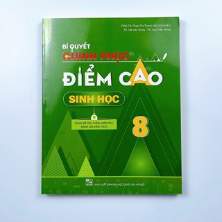 Sách Bí quyết chinh phục điểm cao Sinh học 8
