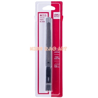 DAO RỌC GIẤY DELI CHẤT LIỆU KIM LOẠI VỚI LƯỠI THÉP SK5, 1 CÁI - 2058