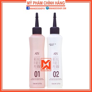 Uốn lạnh không mùi ATS REAL FREE PERM 150ml chính hãng