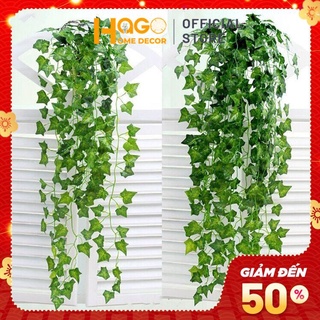 Cây giả, chùm lá thường xuân xanh mát trang trí nhà cửa