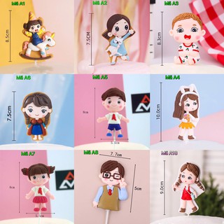 Phụ kiện bánh sinh nhật bánh kem - 10 thẻ giấy mới nhất trang trí bánh ( 1 túi 10 thẻ )