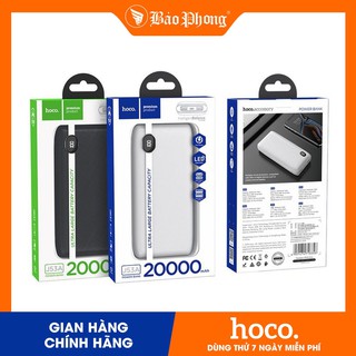 Pin Sạc Dự Phòng HOCO J53A 20000 mAh Dành cho điện thoại iPhone iP Huawei Samsung Oppo Realme dung lượng cao đẹp