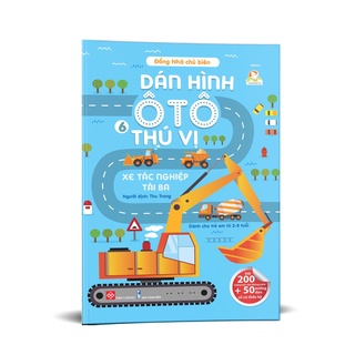 SÁCH - Dán hình ô tô thú vị- Xe tác nghiệp tài ba