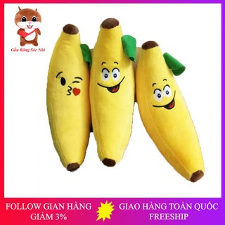 Gấu Bông Quả Chuối  FREESHIP  Gấu Bông Sóc Nhí - Gấu bông hình quả chuối xinh xắn