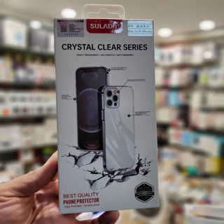 ốp lưng sulada iphone 13 pro max 13 pro 13 12 pro mqxx 12 12 pro 11 pro max 11  trong suốt bảo vệ camera không ố vàng