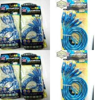 Cáp AV Luojiyuan 4 Đầu Và 6 Đầu Hoa (Bông) Sen Chống Nhiễu Dài 1.5M