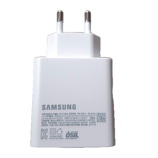 sạc samsung bản gốc 65w chân tròn màu trắng cho samsung s22 - ta865