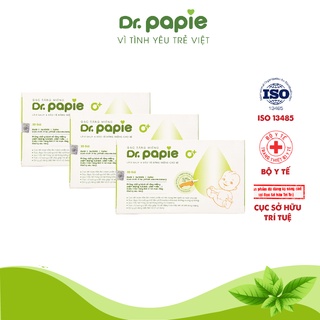 Combo 3 Hộp Gạc Rơ Lưỡi Dr Papie Vệ Sinh Răng Miệng Cho Bé Dễ Sử Dụng