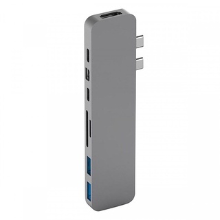 Cổng Chuyển/Hub USB-C Pro 8in2 HDMI 4K, Thunderbolt 3 5K, USB 3.1, SD, MicroSD HyperDrive