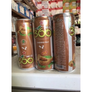 Thùng 24 lon nước Me ép 360 Thaicom 320ml.