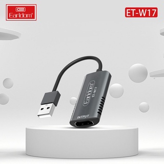 Bộ Chuyển USB Ra HDMI Earldom W17- USB/HDMI ( Hỗ trợ livestream ghi hình từ điện thoại, camera, PS4, XBOX vào máy tính)