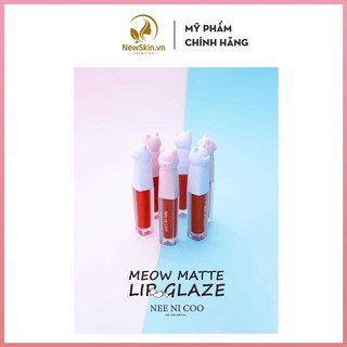Set Son Mèo Nee Ni Coo Meow Matte Lip Glaze
