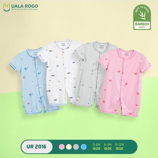 BỘ BODY ĐÙI NGẮN CHO BÉ  3-12M-vải peptit mềm mịn,thoáng mát