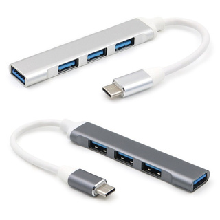 Bộ Chuyển Đổi Usb C Hub Type C Sang 3x Usb 2.0 + Usb 3.0 Cho Laptop / Điện Thoại / Tablet