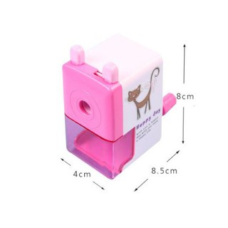 Gọt bút chì quay tay, gọt bút chì có tay quay in hình ngộ ngĩnh - hàng cao cấp bền rẻ