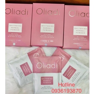 ✅ COBO 3 GÓI BỘT TẮM TRẮNG OLIADI WHITENING HERBAL  [CHÍNH HÃNG] ❤️  BỘT TẮM TRẮNG - OLIADI 23 VỊ THẢO MỘC