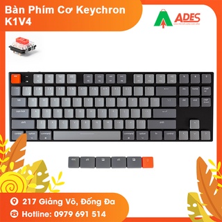 [Mã 33ELSALE hoàn 7% xu đơn 300k] Bàn Phím Cơ Keychron K1V4 - Bảo Hành Chính Hãng 12 Tháng