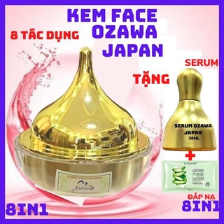 Kem Face Trắng Da Mặt Dưỡng Ẩm Nhật Bản OZAWA FACE CREAM DAY 8IN1:Đánh Bay Nám,Tàn Nhang,Vết Thâm,mỹ phẩm quốc tế abc