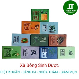 Xà Bông Tự Nhiên 10 Loại   - Xà Bông Sinh Dược - Sáng Da, Giảm Thâm, Ngừa Mụn