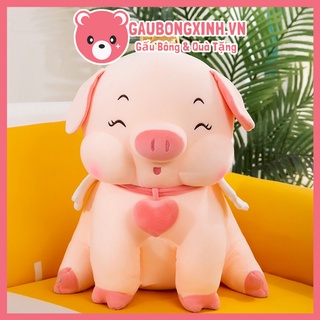 Gấu Bông Heo Vương Miện - Lợn Bông Dễ Thương đáng yêu siêu to size 55cm-1m, Quà tặng gấu bông Gaubongxinh.vn