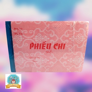 Phiếu chi 3 Liên 50 bộ 150 tờ khổ 13cmx19cm
